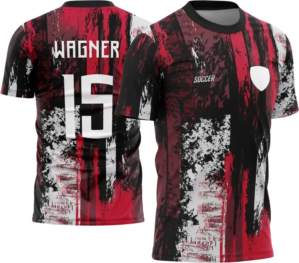 Arte Vetor Camisa de Time Amador Modelo 07