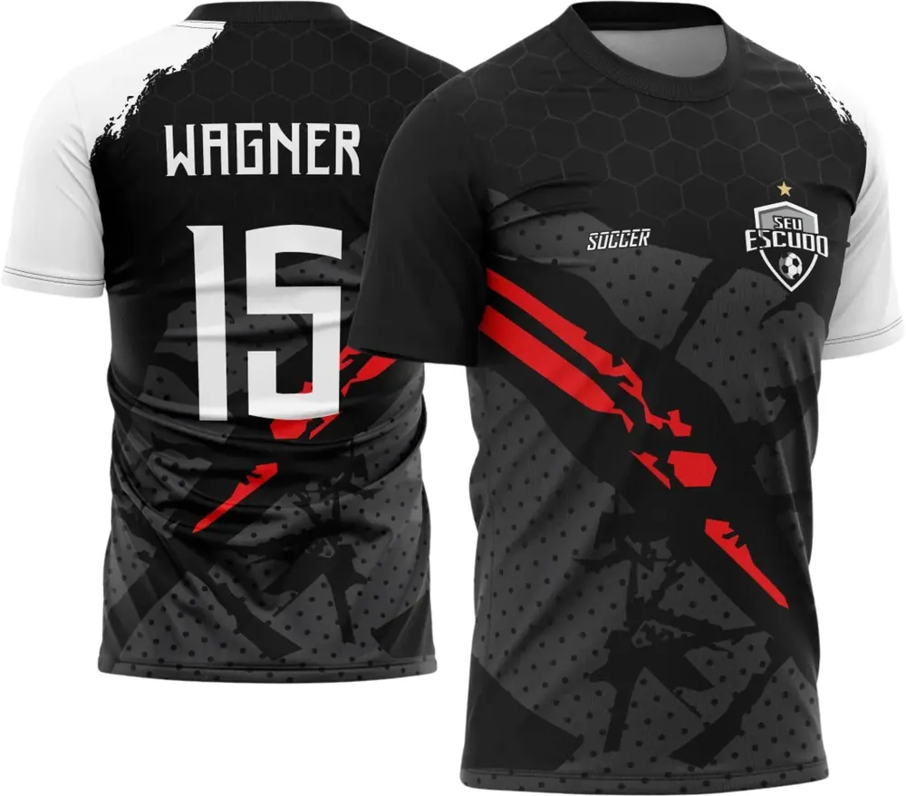 Arte Vetor Camisa de Time Amador Modelo 04
