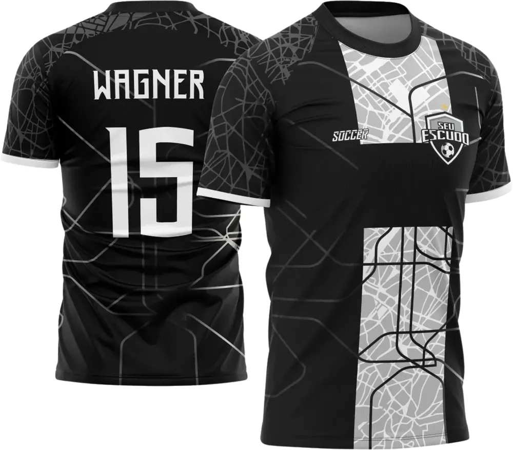 Arte Vetor Camisa de Time Amador Modelo 03