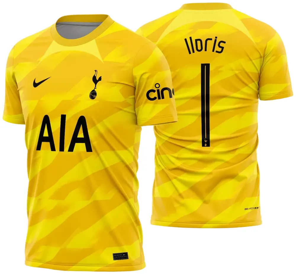 Arte Vetor Camisa de Time Tottenham Goleiro 2024 Modelo 02