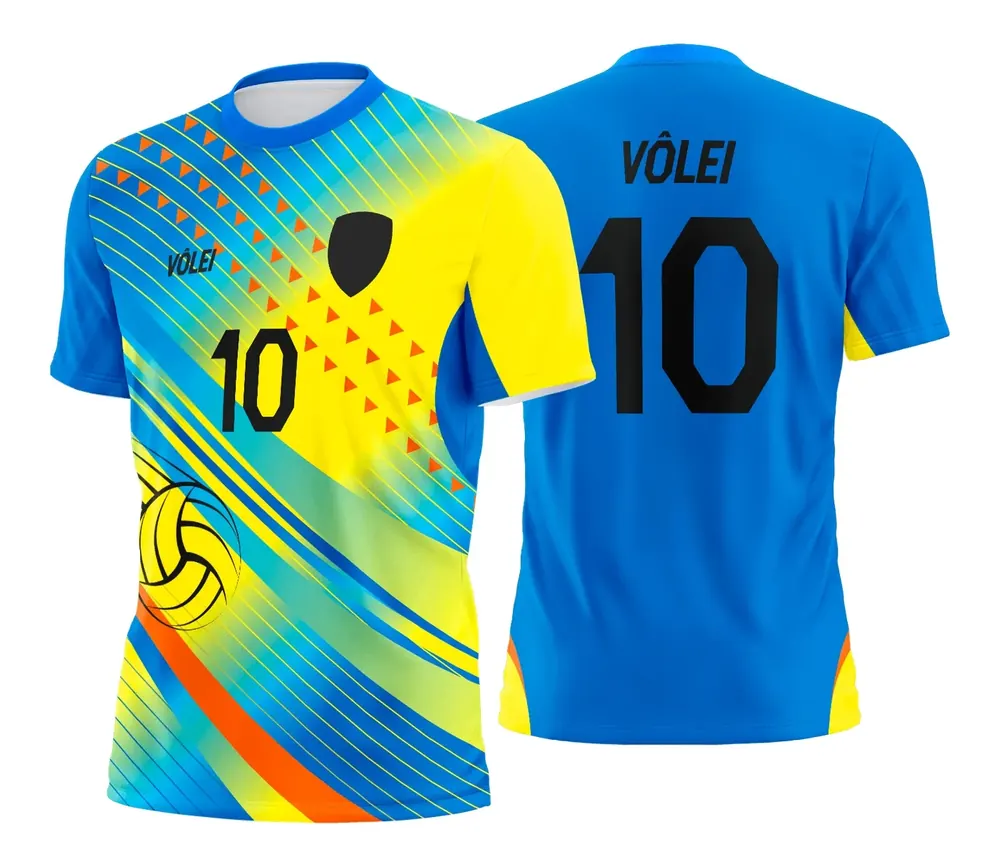 Arte Vetor Camisa de Vôlei - Estampa Camisa de Vôlei Modelo 60