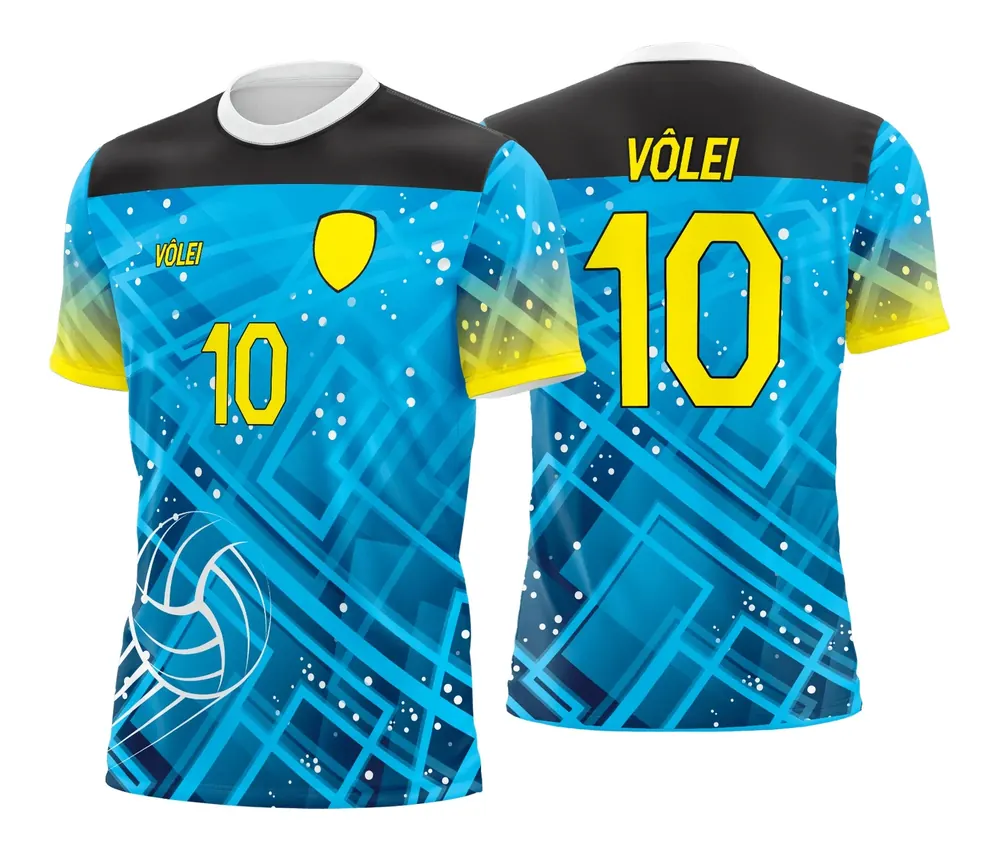 Arte Vetor Camisa de Vôlei - Estampa Camisa de Vôlei Modelo 11