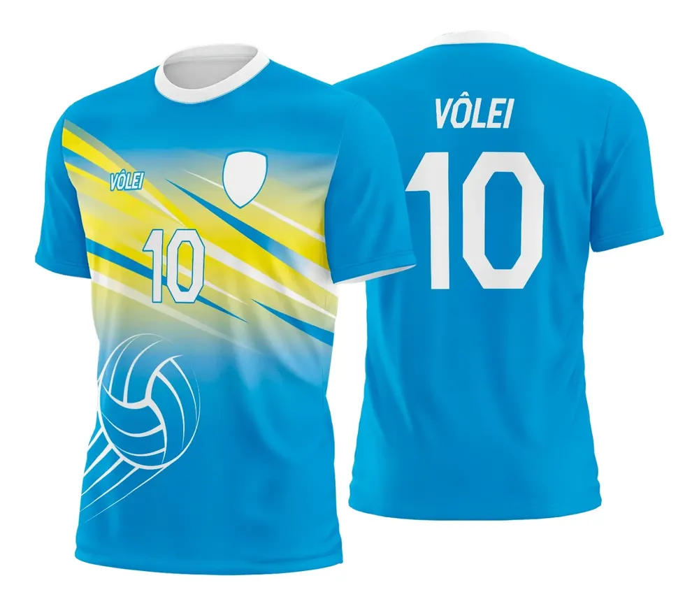 Arte Vetor Camisa de Vôlei - Estampa Camisa de Vôlei Modelo 125
