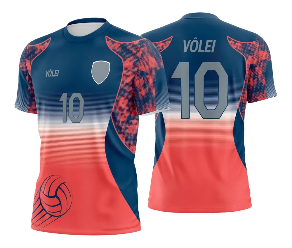 Camisa de Vôlei - Estampa de Vôlei Modelo 19