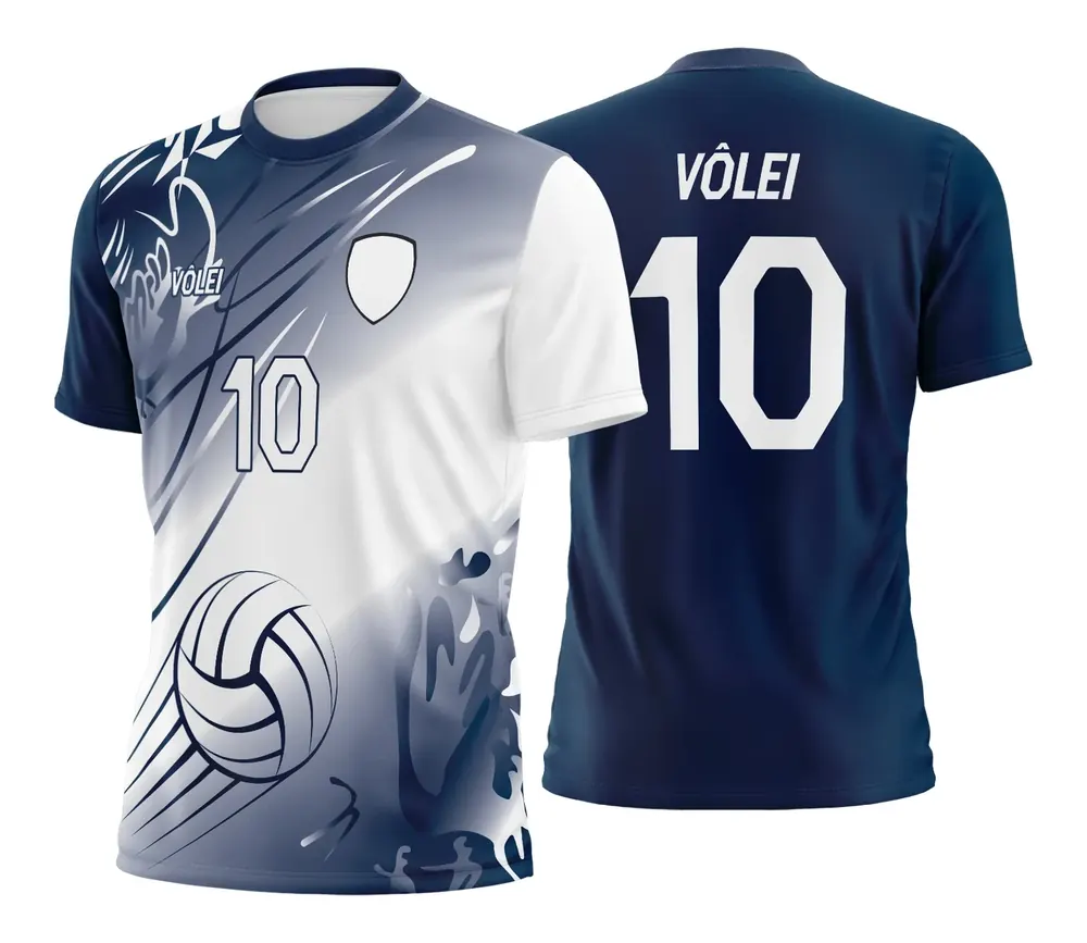 Arte Vetor Camisa de Vôlei - Estampa Camisa de Vôlei Modelo 124