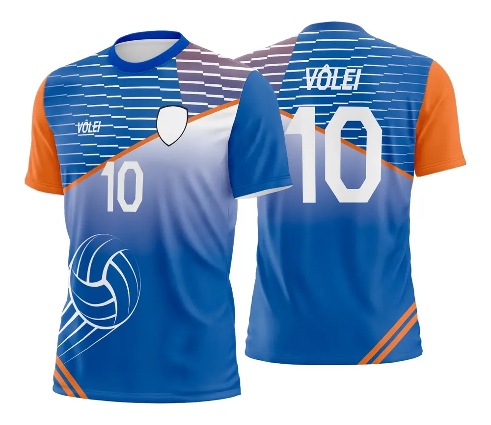 Arte Vetor Camisa de Vôlei - Estampa Camisa de Vôlei Modelo 135