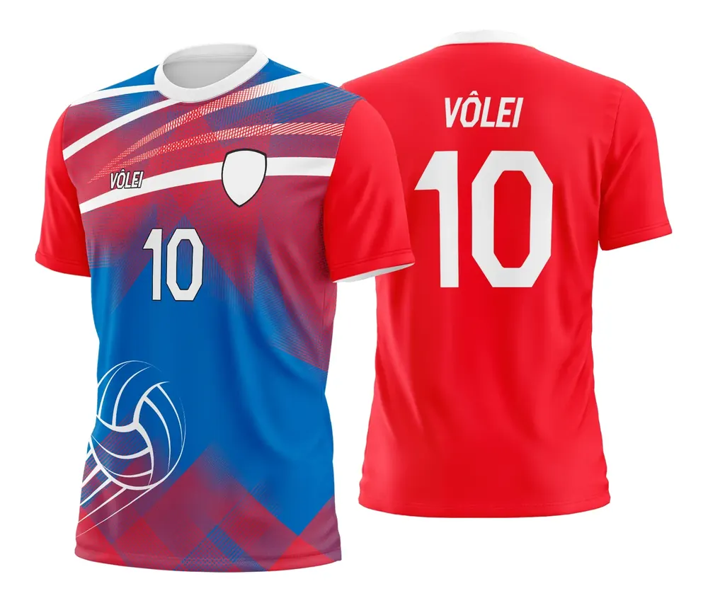 Arte Vetor Camisa de Vôlei - Estampa Camisa de Vôlei Modelo 10