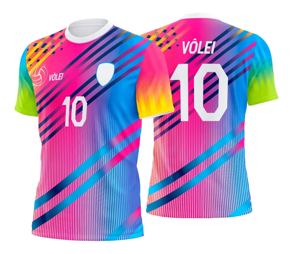 Arte Vetor Camisa de Vôlei - Estampa Camisa de Vôlei Modelo 80
