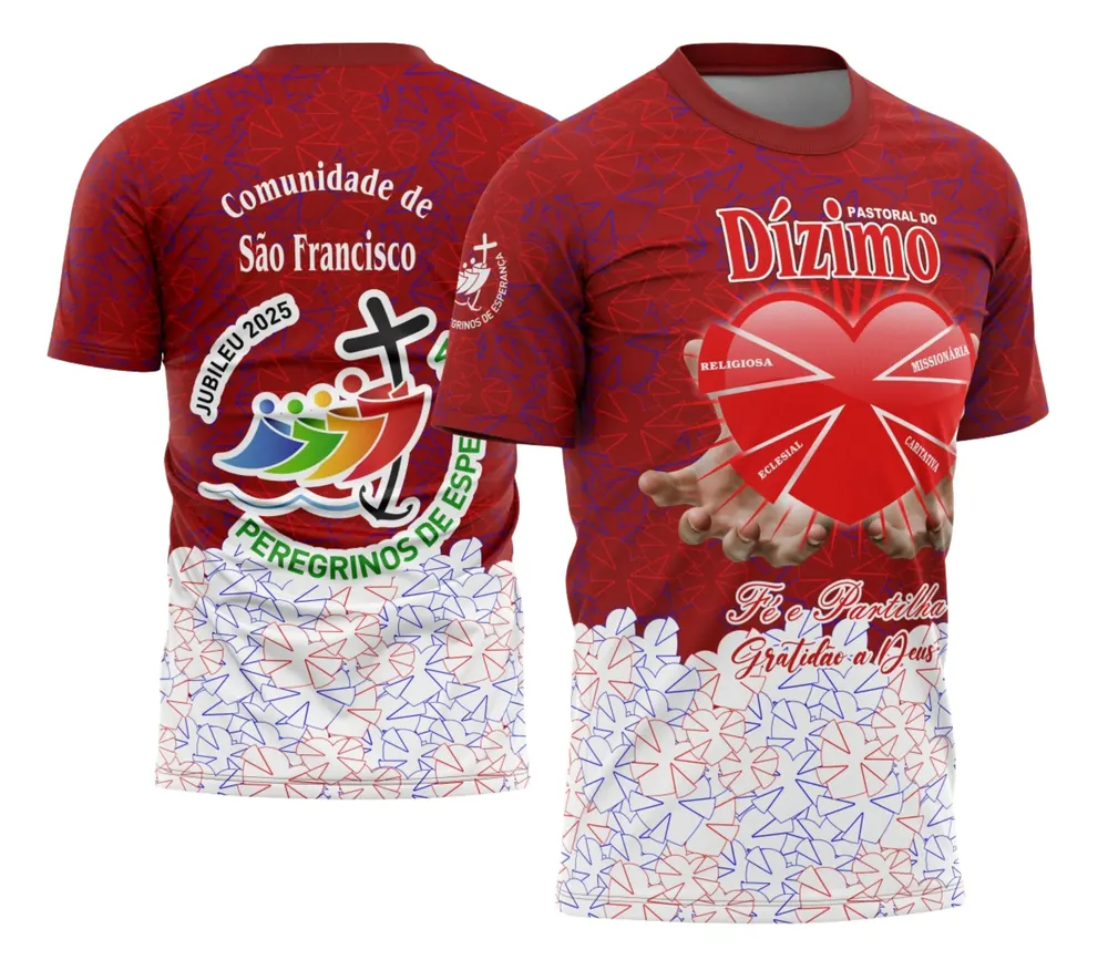 Arte Vetor Camisa Dízimo Modelo 03