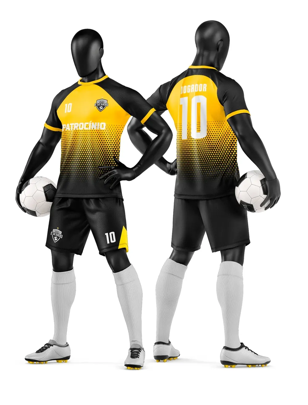 Camisa e Short de Time de Futebol Amador Modelo 238