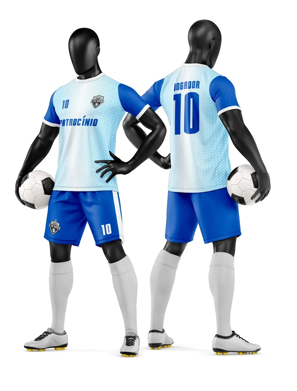Camisa e Short de Time de Futebol Amador Modelo 141