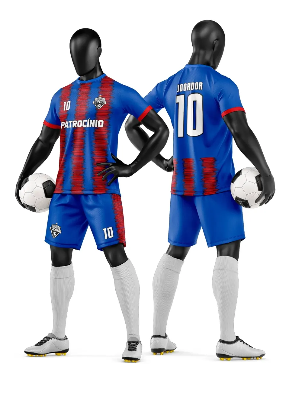 Camisa e Short de Time de Futebol Amador Modelo 280