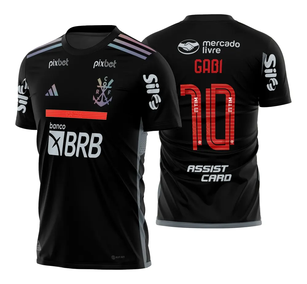 Camisa Flamengo Terceira 2023 - 2024 Modelo 02