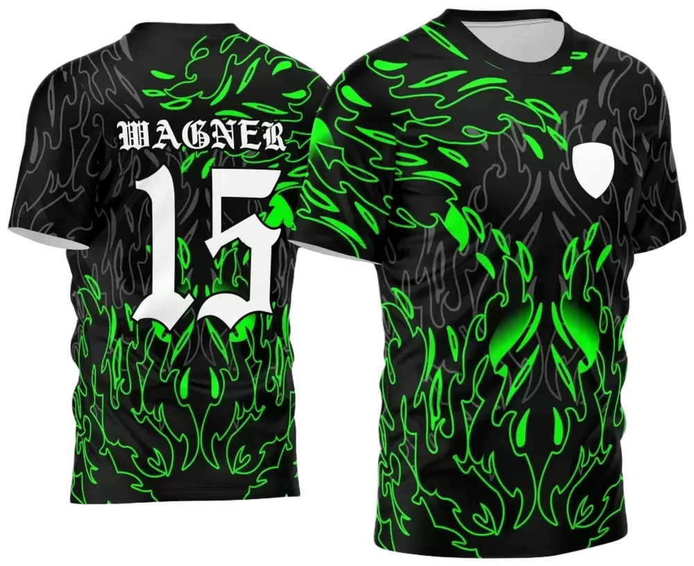 Arte Vetor Camisa InterClasse 2024 Chamas Modelo 05