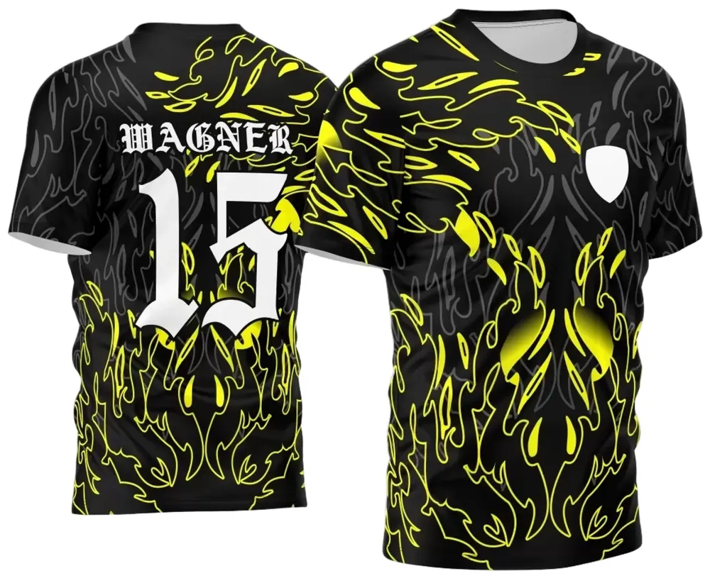 Arte Vetor Camisa InterClasse 2024 Chamas Modelo 02