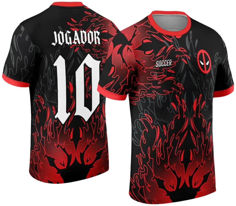 Arte Vetor Camisa InterClasse 2024 Deadpool Modelo 02