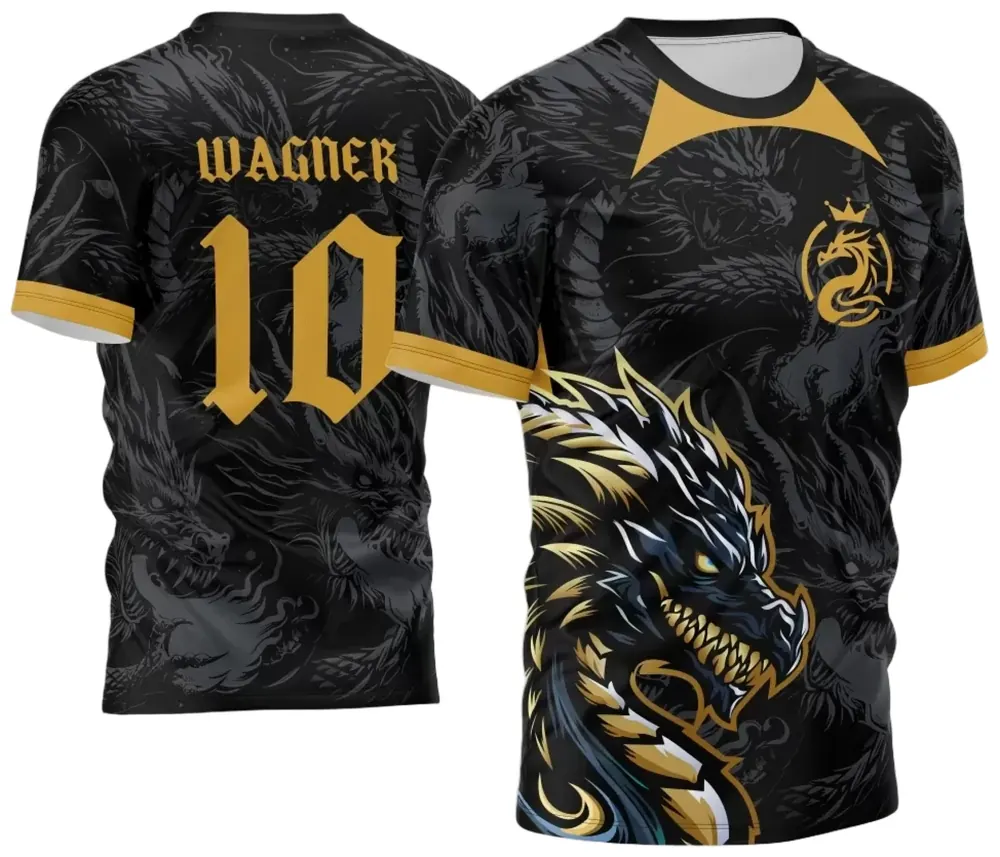 Arte Vetor Camisa InterClasse 2024 Dragão