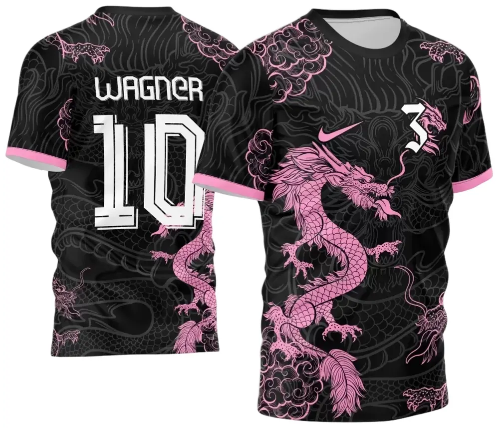 Arte Vetor Camisa InterClasse 2024 Dragão Modelo 05