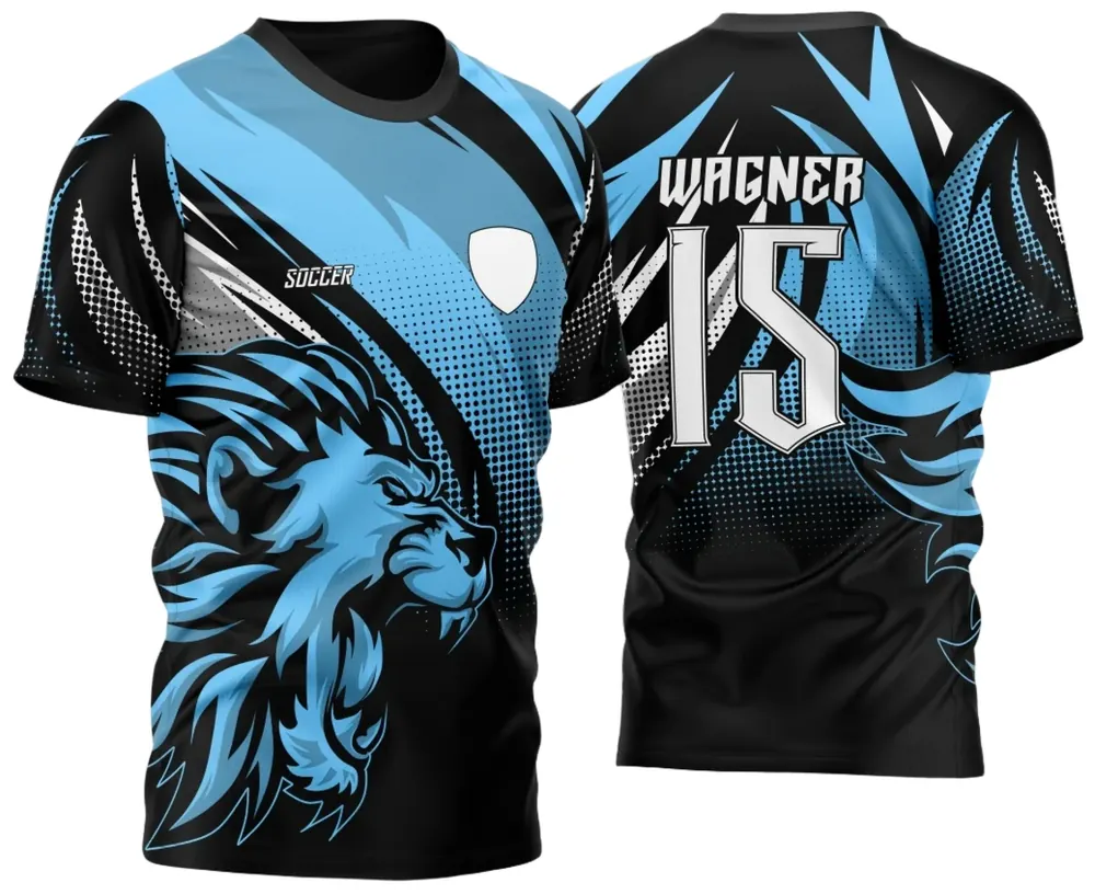 Arte Vetor Camisa InterClasse 2024 Leão Azul