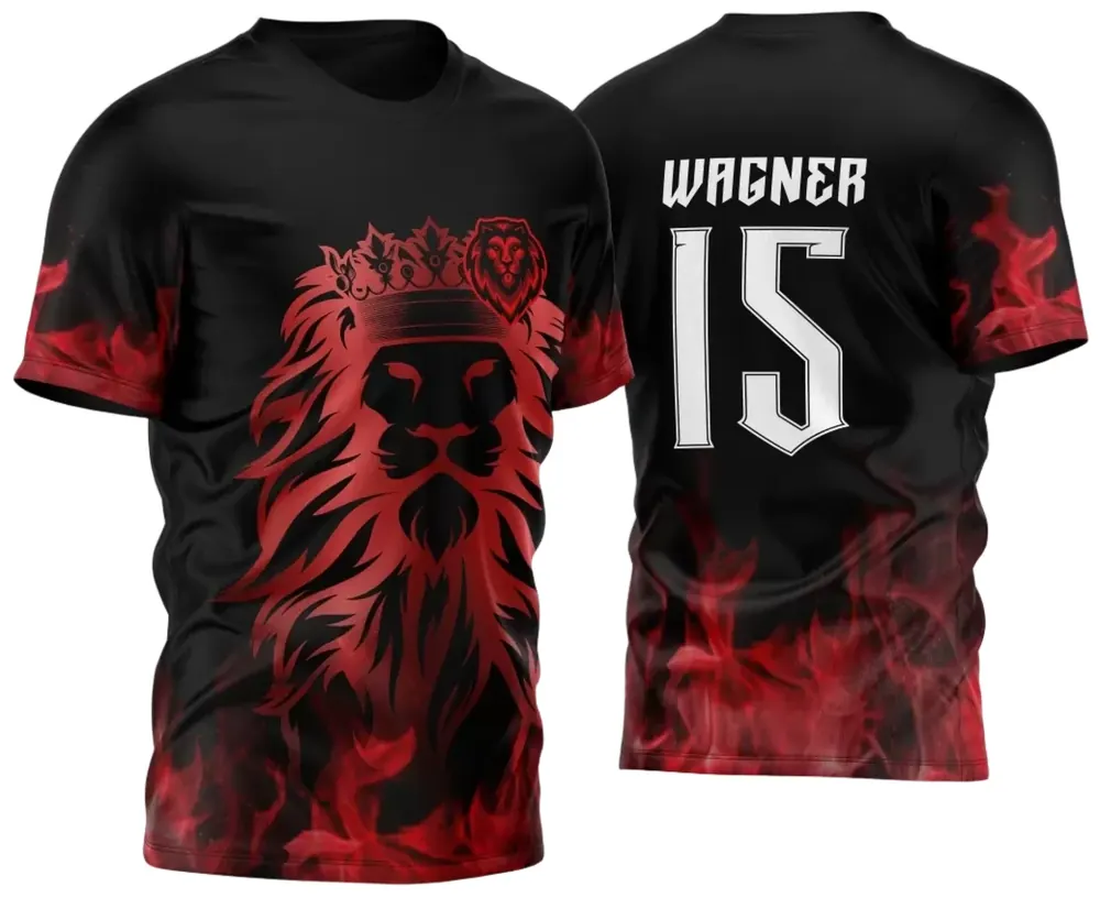 Arte Vetor Camisa InterClasse 2024 Leão Modelo 04