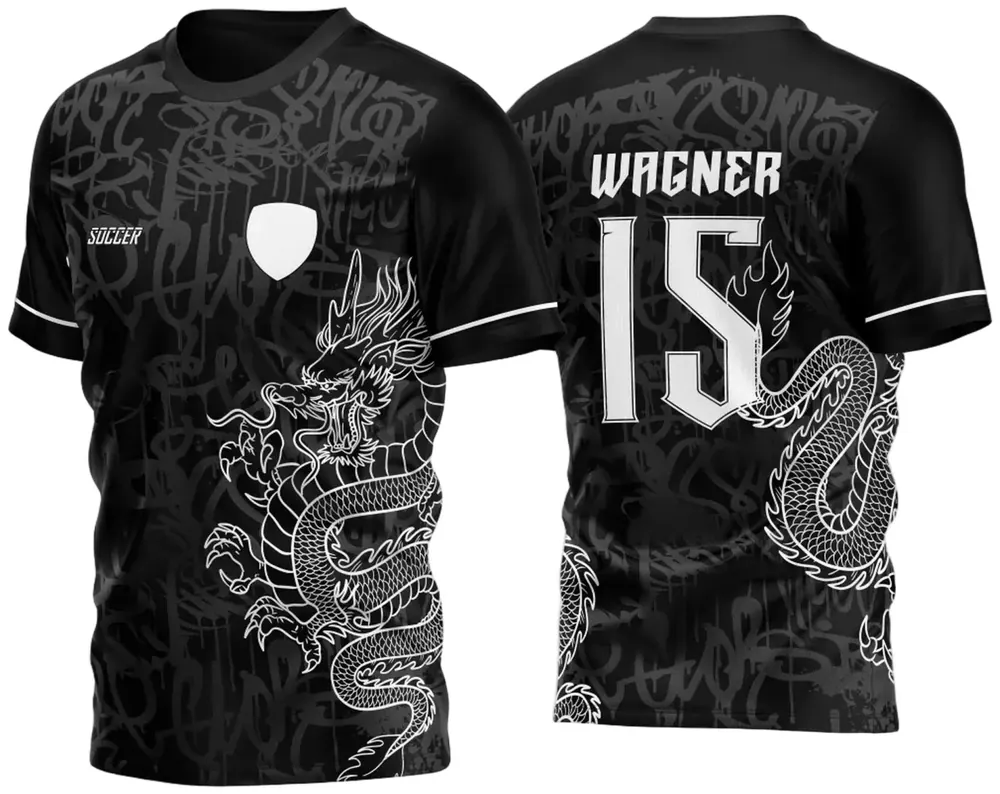 Arte Vetor Camisa InterClasse Dragão 2023