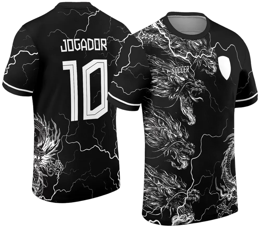 Arte Vetor Camisa Interclasse Dragão 2024 Modelo 19