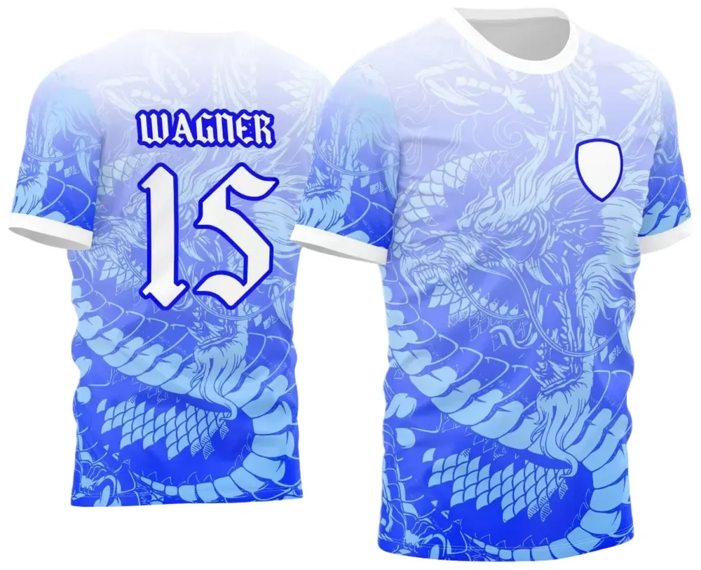 Arte Vetor Camisa Interclasse Dragão 2024 Modelo 13