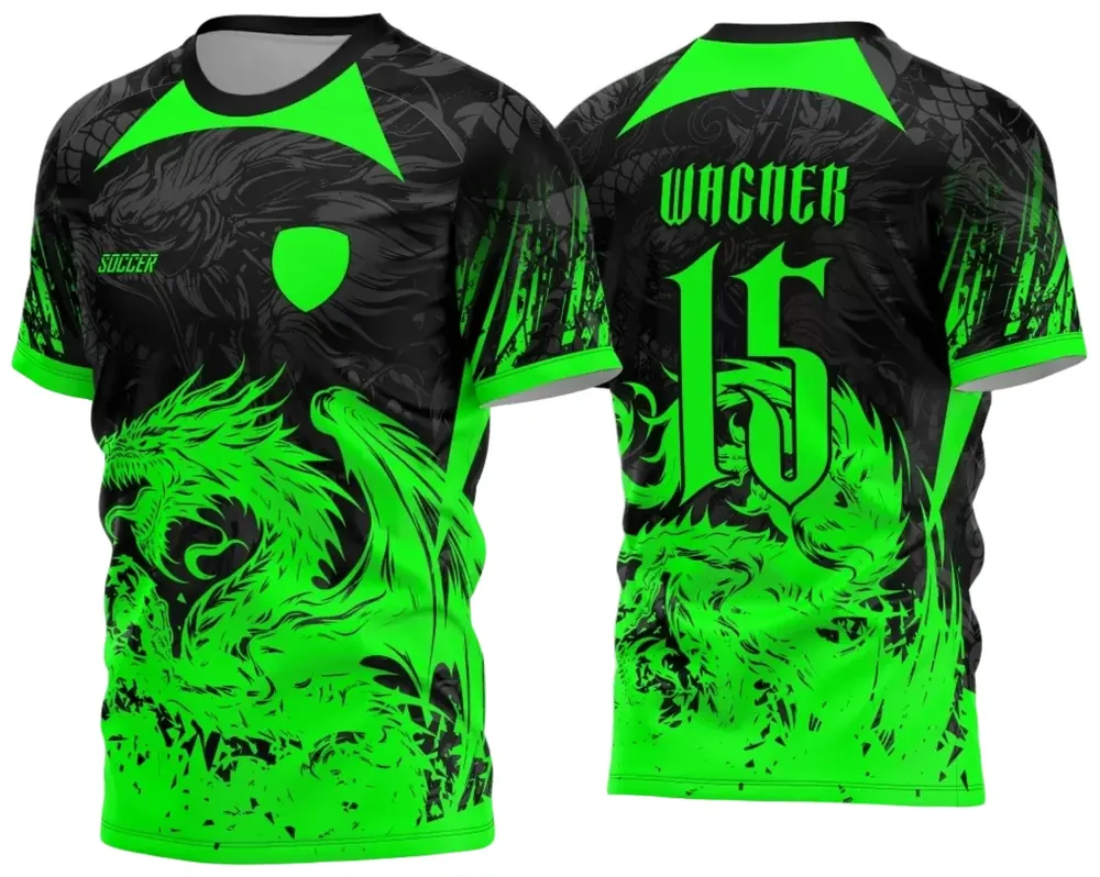 Arte Vetor Camisa Interclasse Dragão 2024 Modelo 10