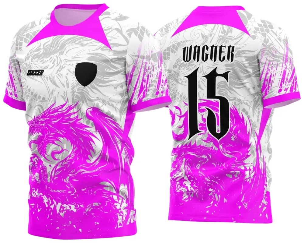 Arte Vetor Camisa Interclasse Dragão 2024 Modelo 09
