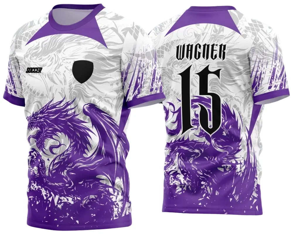 Arte Vetor Camisa Interclasse Dragão 2024 Modelo 08