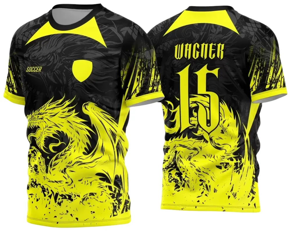 Arte Vetor Camisa Interclasse Dragão 2024 Modelo 06
