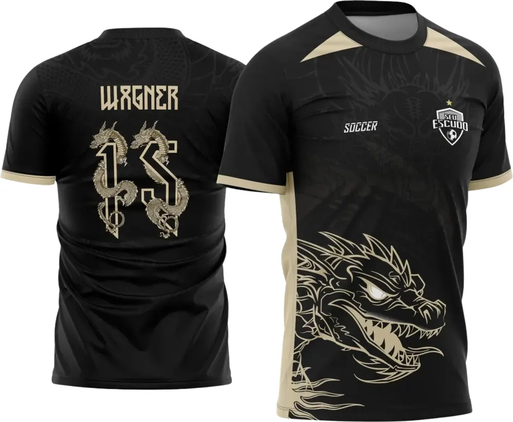 Camisa Interclasse Dragão Negro Chines 2025