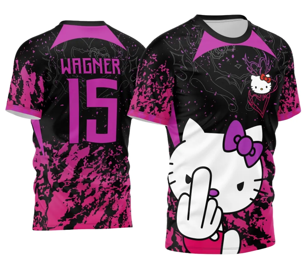 Arte Vetor Camisa Interclasse Hello Kitty 2024 Modelo 04