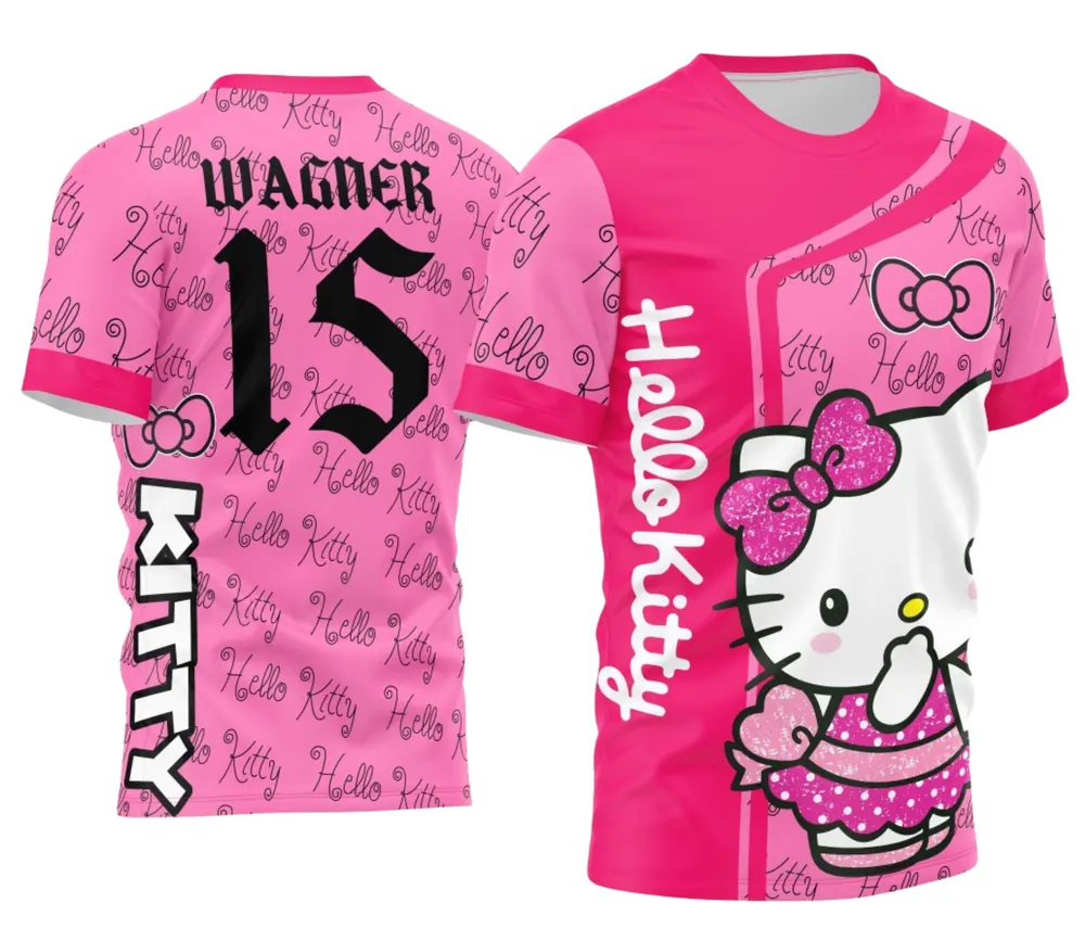 Arte Vetor Camisa Interclasse Hello Kitty 2024 Modelo 05