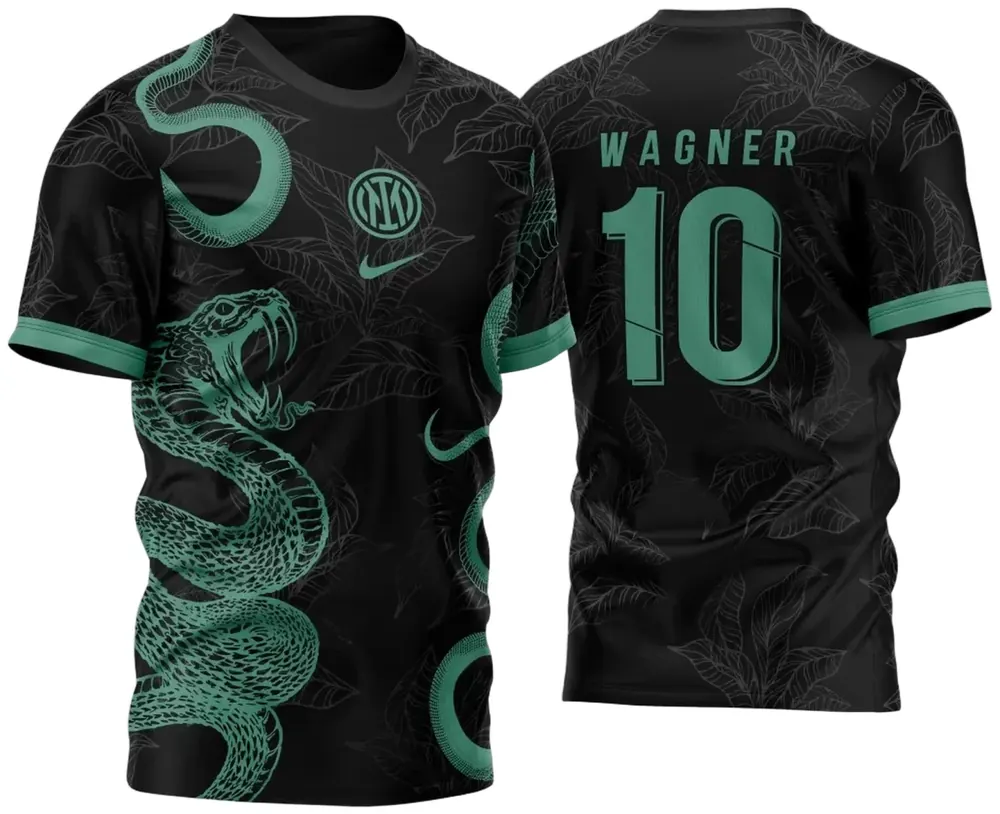 Camisa InterClasse Inter Milan Serpentes Dupla 2023 Verde