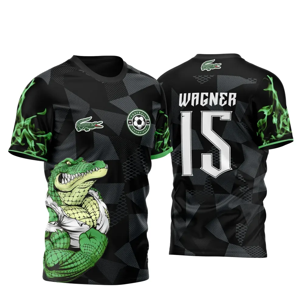 Arte Vetor Camisa InterClasse Jacaré Crocodilo 2023