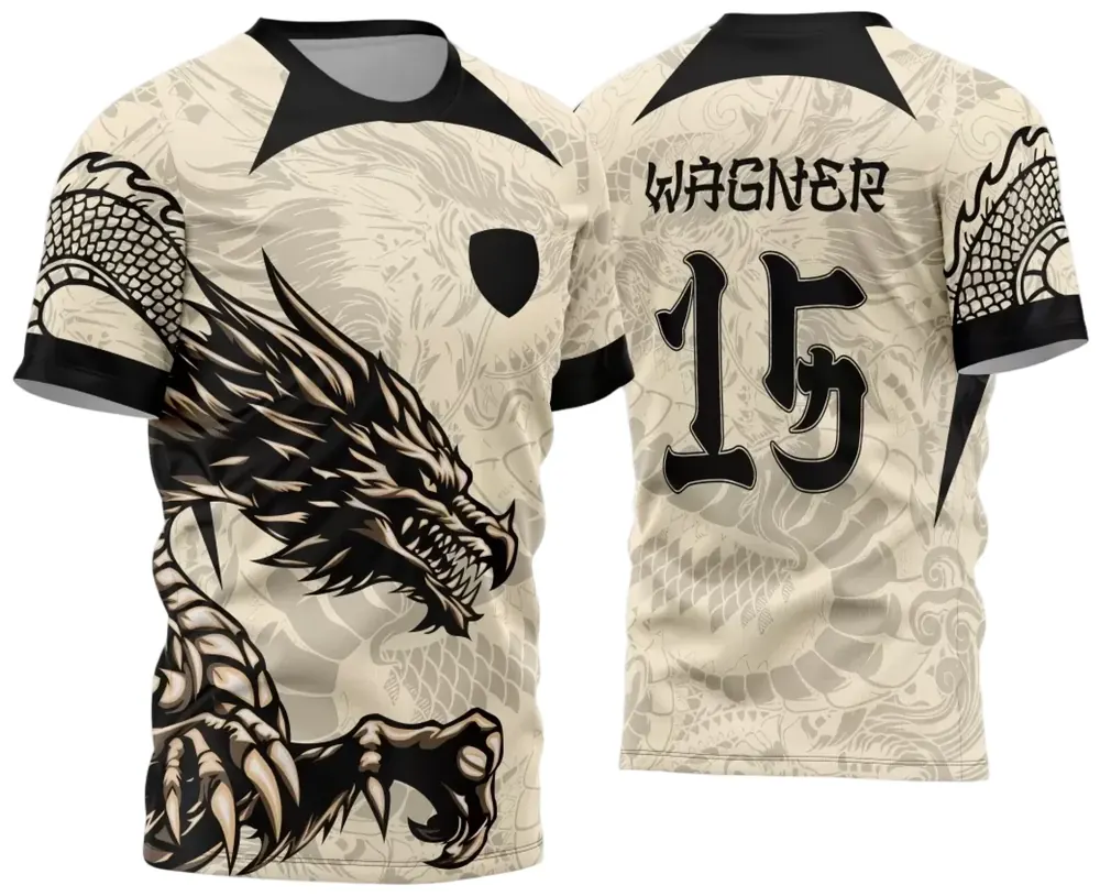 Arte Vetor Camisa Interclasse - Jogos Internos - 2024 - Dragão Modelo 05