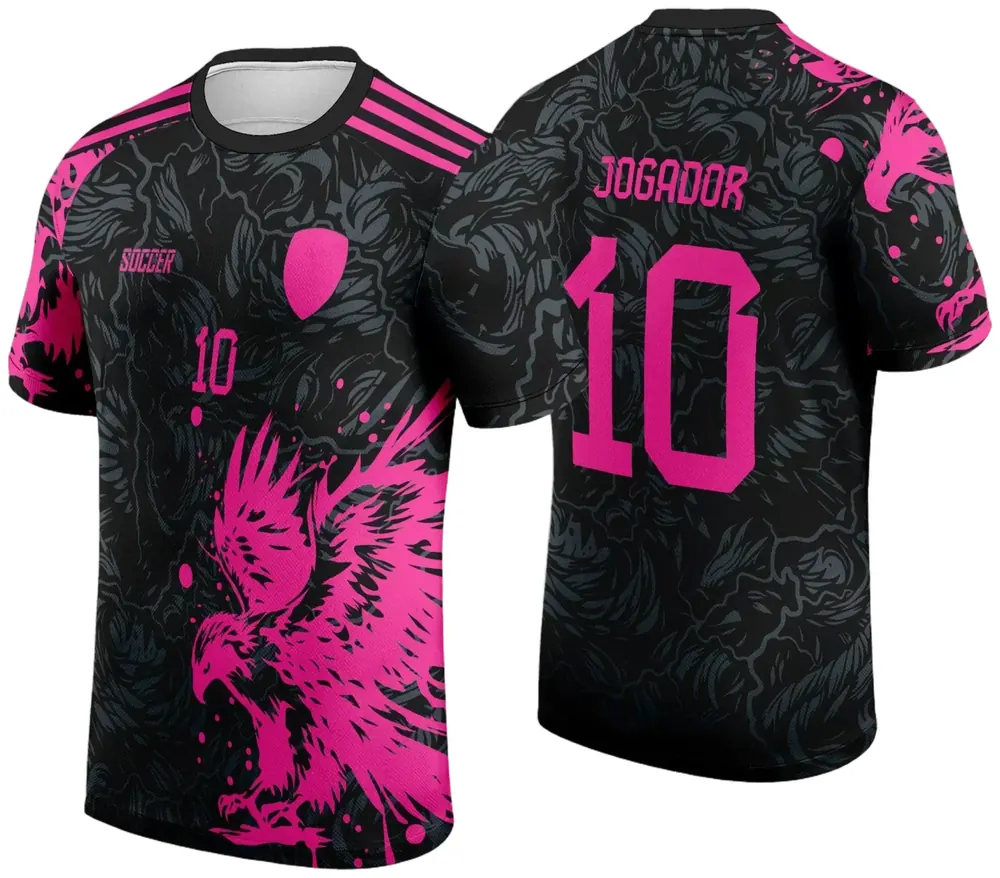 Arte Vetor Camisa Interclasse - Jogos Internos - 2024 - Águia Rosa Modelo 02