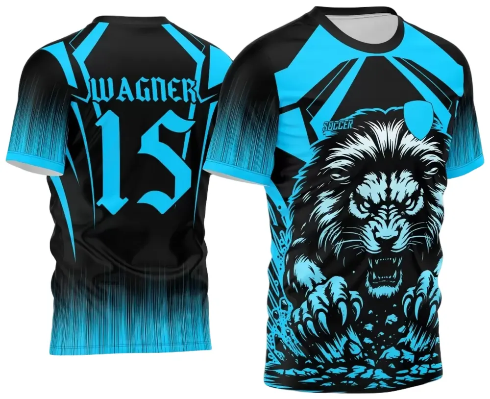 Camisa Interclasse Leão 2024 Azul Modelo 02