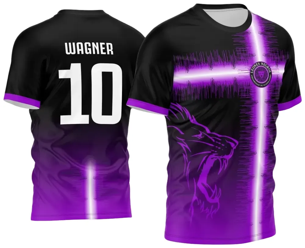 Arte Vetor Camisa Interclasse Leão 2024 Roxo