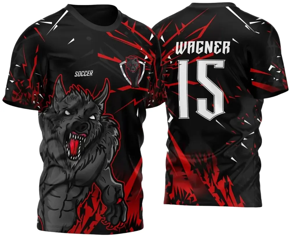 Arte Vetor Camisa InterClasse Lobo