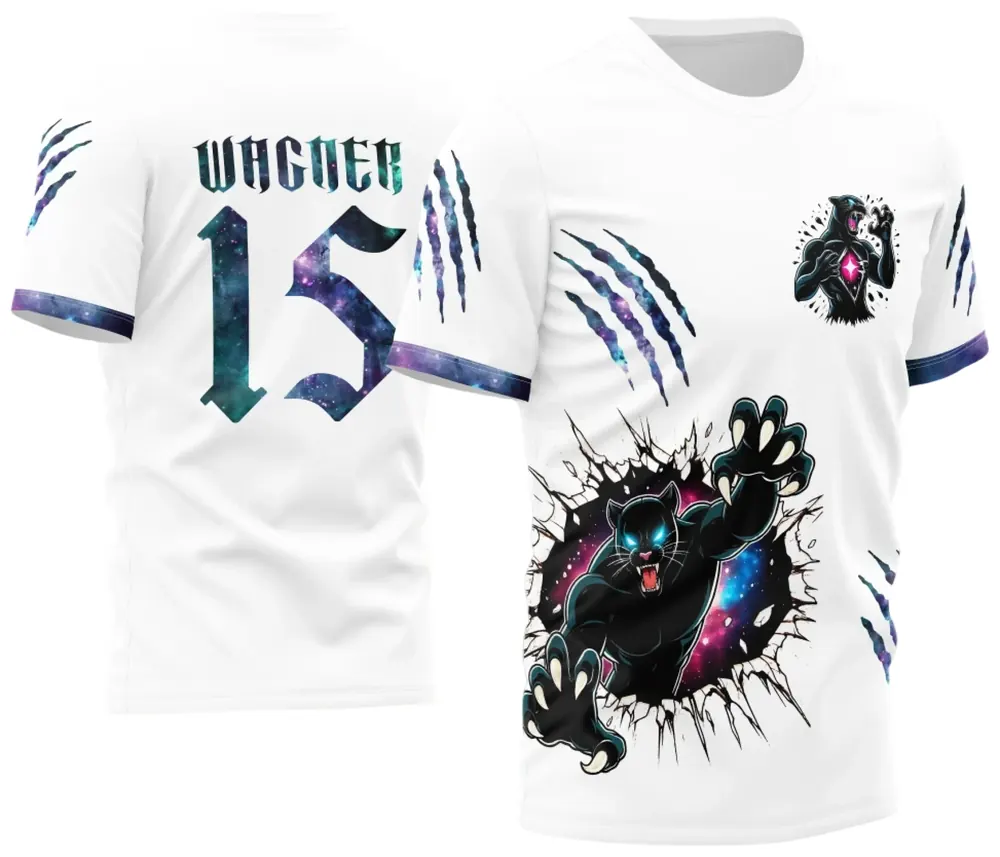 Arte Vetor Camisa Interclasse Pantera Galaxy 2024
