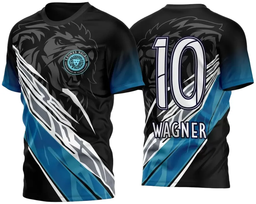 Camisa Leão Time InterClasse 2023 Preto Azul