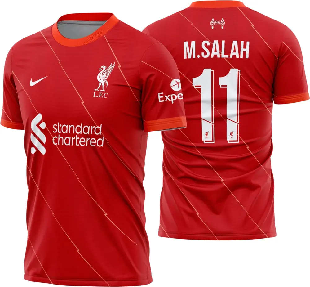 Arte Vetor - Camisa Liverpool Titular 2021 - 2022