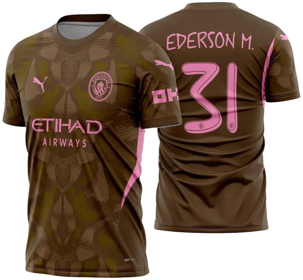 Arte Vetor Camisa Manchester City Goleiro 2024 - 2025