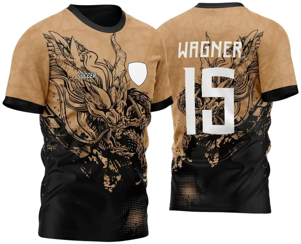 Camisa Para Atlética Acadêmica e InterClasse Dragão Grunge M2 2023