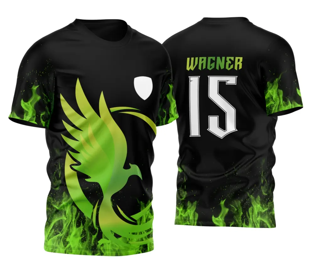 Arte Vetor Camisa Para Atlética Acadêmica e InterClasse Fenix 2023 Modelo 03