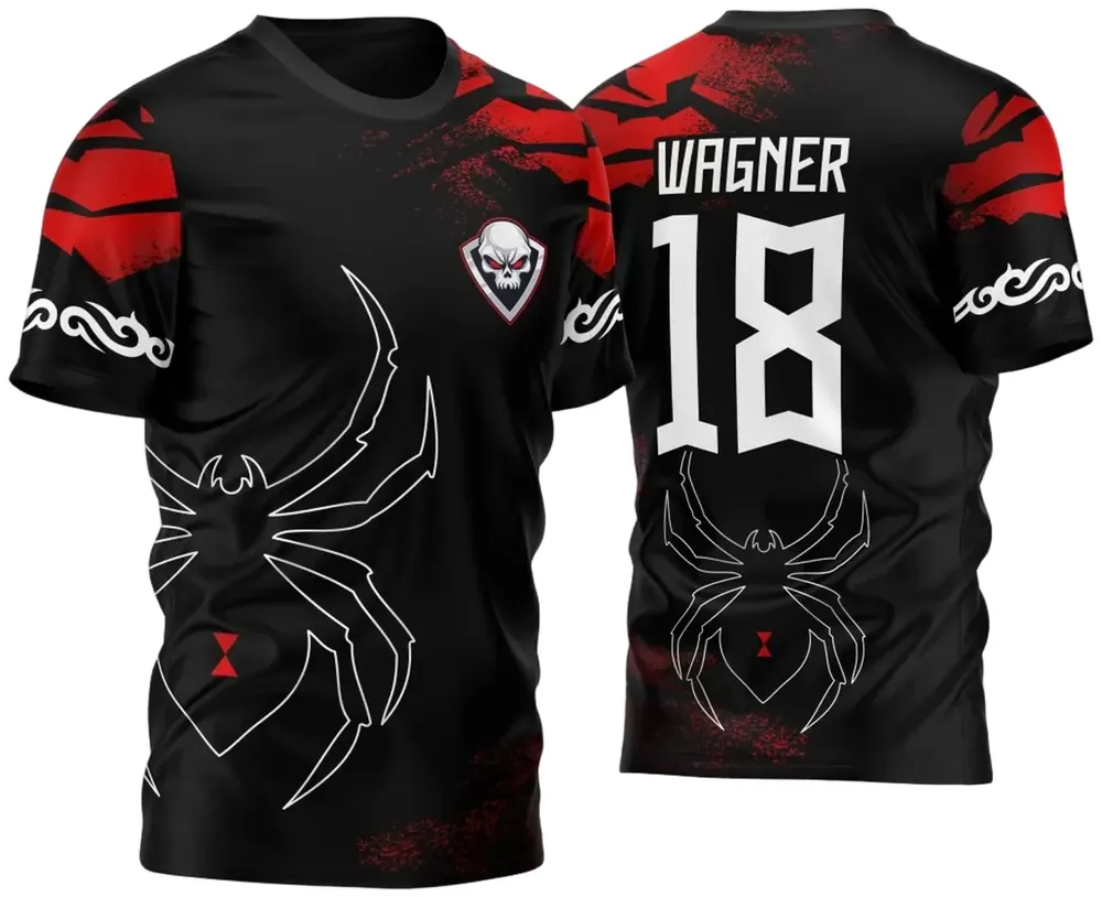 Camisa Para InterClasse Aranha Viuva Negra 2023