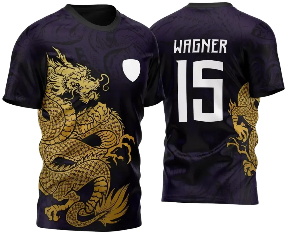 Camisa Para InterClasse Dragão Dourado Vol 002 2023