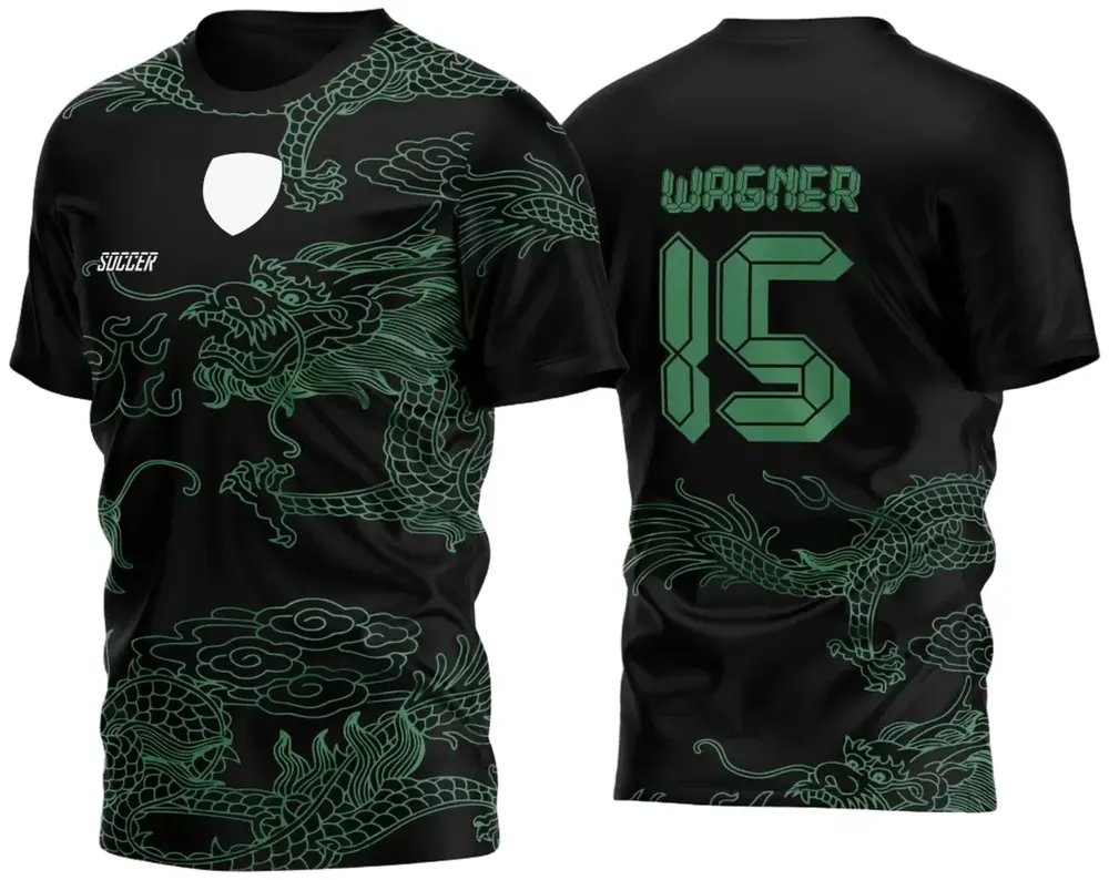 Camisa Para InterClasse Dragões Verde M002 2023